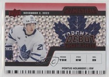 2022 Credentials Debut Ticket Access Horizontal Red 125/299 Pontus Holmberg 1kx2