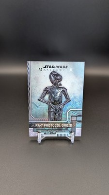   2025 Topps Star Wars Masterwork RA-7 Protocol Droid Short Circuit /299  