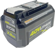 Ryobi High Capacity Battery 40-Volt Lithium-Ion 7.5 Ah OP40804VNM Open Box
