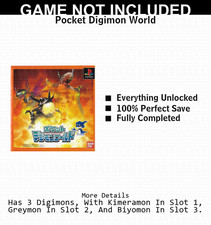 Pocket Digimon World sbloccato Playstation PS2 PS3 scheda di memoria USB