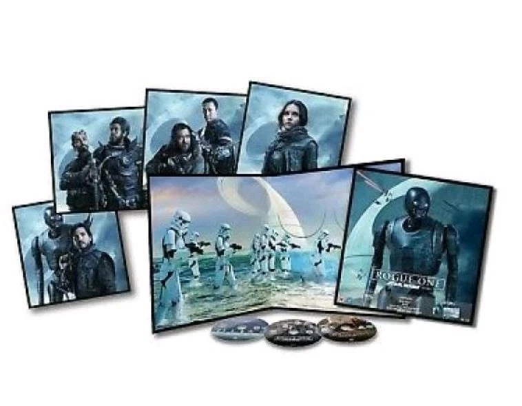 STAR WARS ROGUE ONE BIG SLEEVE EDITION BLU-RAY DVD EXCLUSIVE ART CARDS SEALED - Image 3 of 3