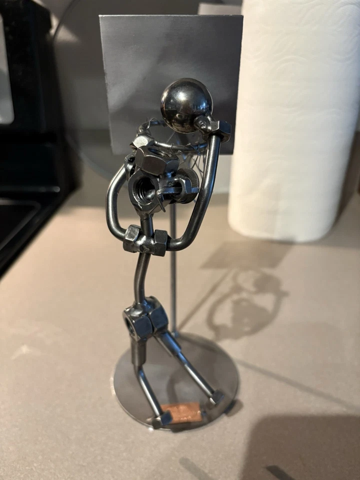 Estatua soldada vintage de metal Hinz & Kunst Foto 2 de 4