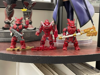 #ad Banished Brute Major Squad Lot War Chief Escharum Hologram Halo Mega Construx $14.99