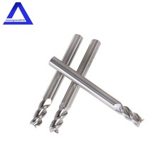 3 Piece 1/4" Alu-Power 3 Flute Regular Carbide End Mill 5/8" LOC New