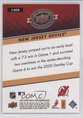2009 20th Anniversary Retrospective Sports New Jersey Devils Jason Arnott 1i7 - Picture 2 of 3