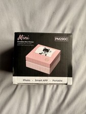 Portable Mini Thermal Printer - Inkless Bluetooth Sticker Maker - Purple