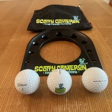 Scotty Cameron Peace Surfer Metal PUTTING CUP CT & 3 Balls / Gallery Exclusive