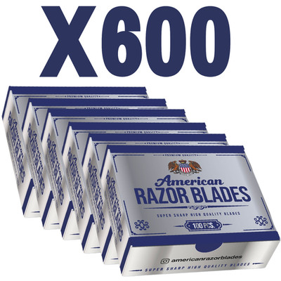American Razor Blades-Super Sharp Single Edge Razor Blades, Japanese Steel 600pc