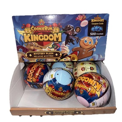 Lot of 2- Cookie Run Kingdom Mystery Ball Capsule Plush Keychain +