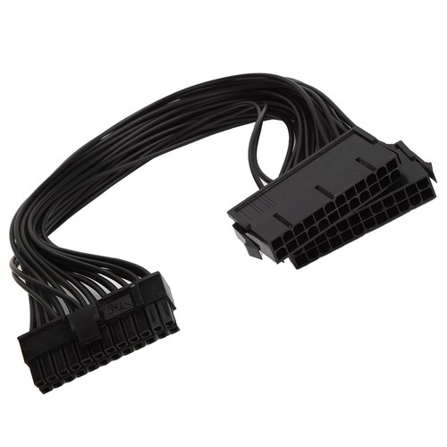 5x Dual Power Supply Start Cable ATX 24Pin To Motherboard Synchronous Extens NEW - Afbeelding 8 van 12