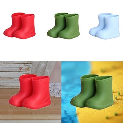 Miniatur Regenstiefel realistisch für 1/12 Puppe Foto Requisite Ob11 Puppe Schuhe süß