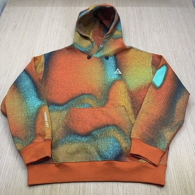Nike ACG Therma-FIT Tuff Fleece Graphic Oversize Hoodie Orange