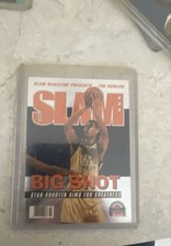 1997 Score Board Autographed Basketball - Slam Magazine Tim Duncan #SD2 (RC)