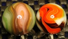 .70"-.66" JABO/D.A.S. MARBLES LOT  SWIRL TOYS MINT-