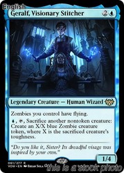 Geralf, Visionary Stitcher - 061/277 - Innistrad: Crimson Vow - Rare