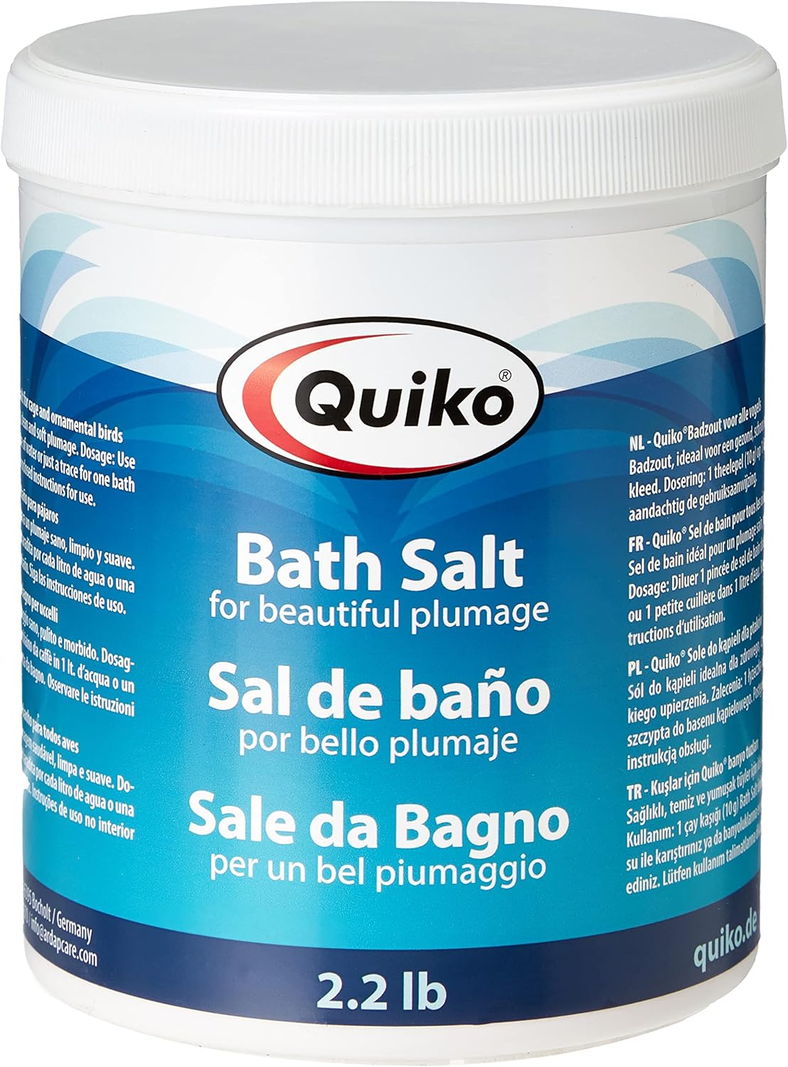 Bath Salt 1000G - for Pet Birds, Racing Pigeons & Chickens - Accelerates Feather