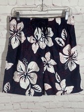 Breakwater Tropical Hawaiian Floral Swim Trunks Board Shorts Size Medium