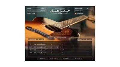 Native Instruments Session Guitarist Acoustic Sunburst Deluxe Virtual Instrument