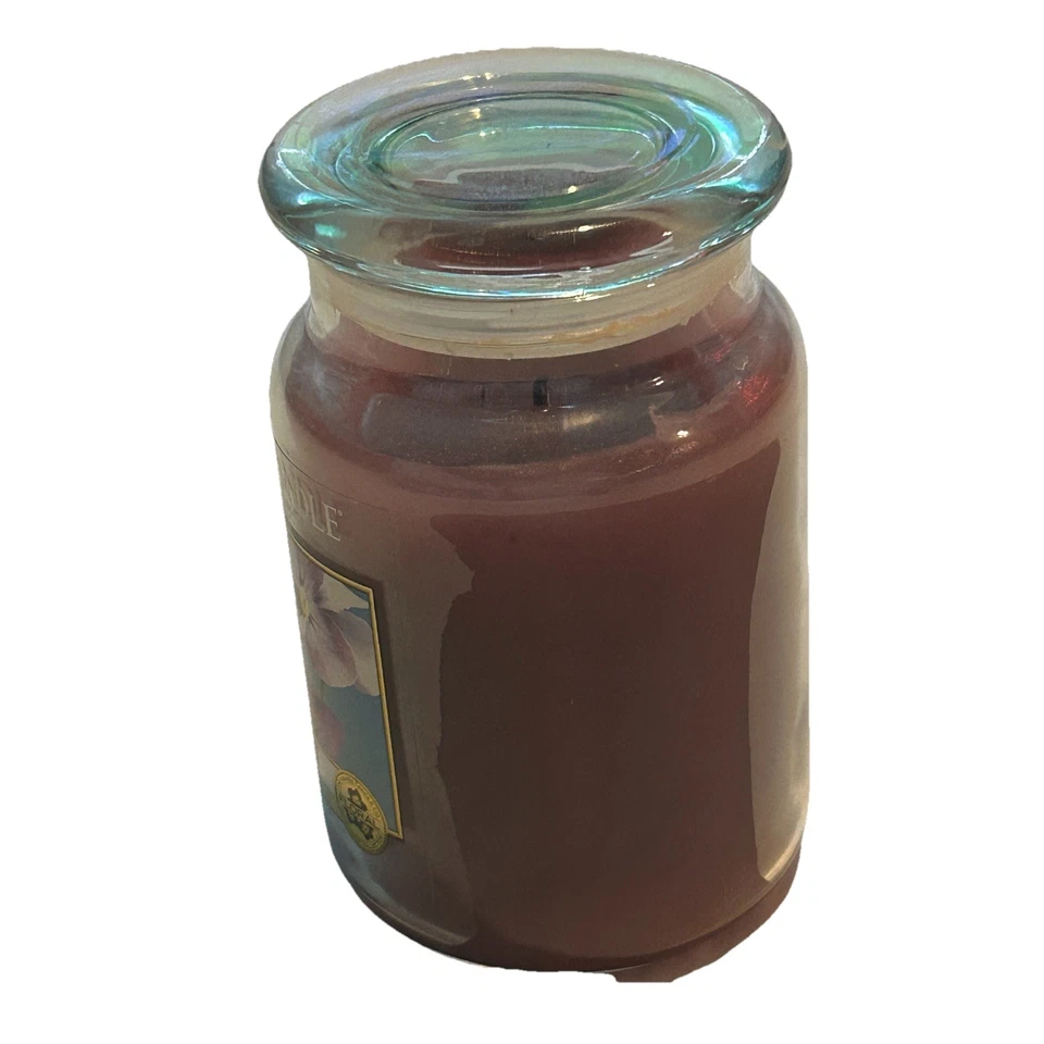 Tarro Yankee Candle Sweet Violet 22 OZ aroma raro retirado quemado una vez Foto 2 de 4