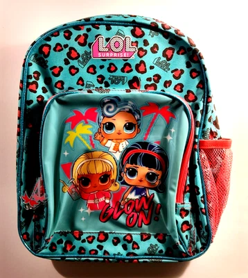 LOL Surprise ! Glow On ! - Sac à dos fille - vert + motif - sac à dos enfant - neuf - Photo 1/2