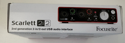 Focusrite Scarlett 2i2 (2nd Gen) USB Audio Interface for sale