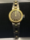 Seiko Vintage 60s Gold Silver Tone Brown Dial Mechanical Watch 11-1289 Rare VTG