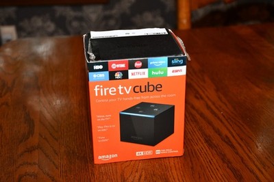 Amazon Fire tv Cube Hands Free  First Generation 4K Ultra HD-- NIB