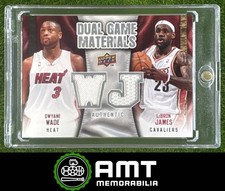 LeBron James Dwayne Wade 2009-10 Upper Deck Dual Game Jersey #DG-JW
