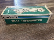 Dymo 1011 Tapewriter Label Maker With Tapes a...