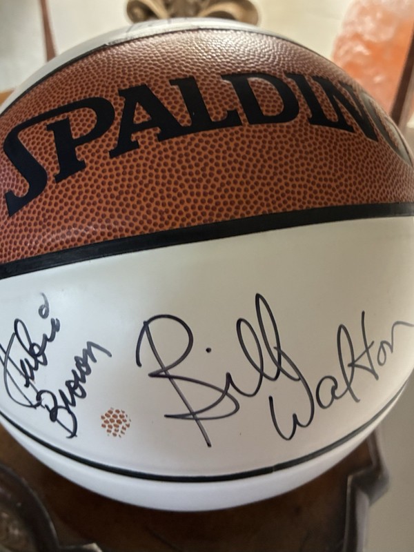 RARE Bill Walton Sign NBA Basketball Spalding Huber Brown Breen Jim Gray Legler