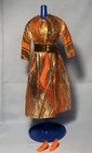 Vintage BARBIE GOLD SWINGER #1494 Dress, Belt, Shoes & Coat Complete Outfit