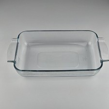 Vintage Pyrex France 236 Clear Glass Rectangu...