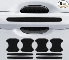 8Pcs Car Door Handle Bowl Sticker, Reflective Car Door Handle Paint Scratch Prot