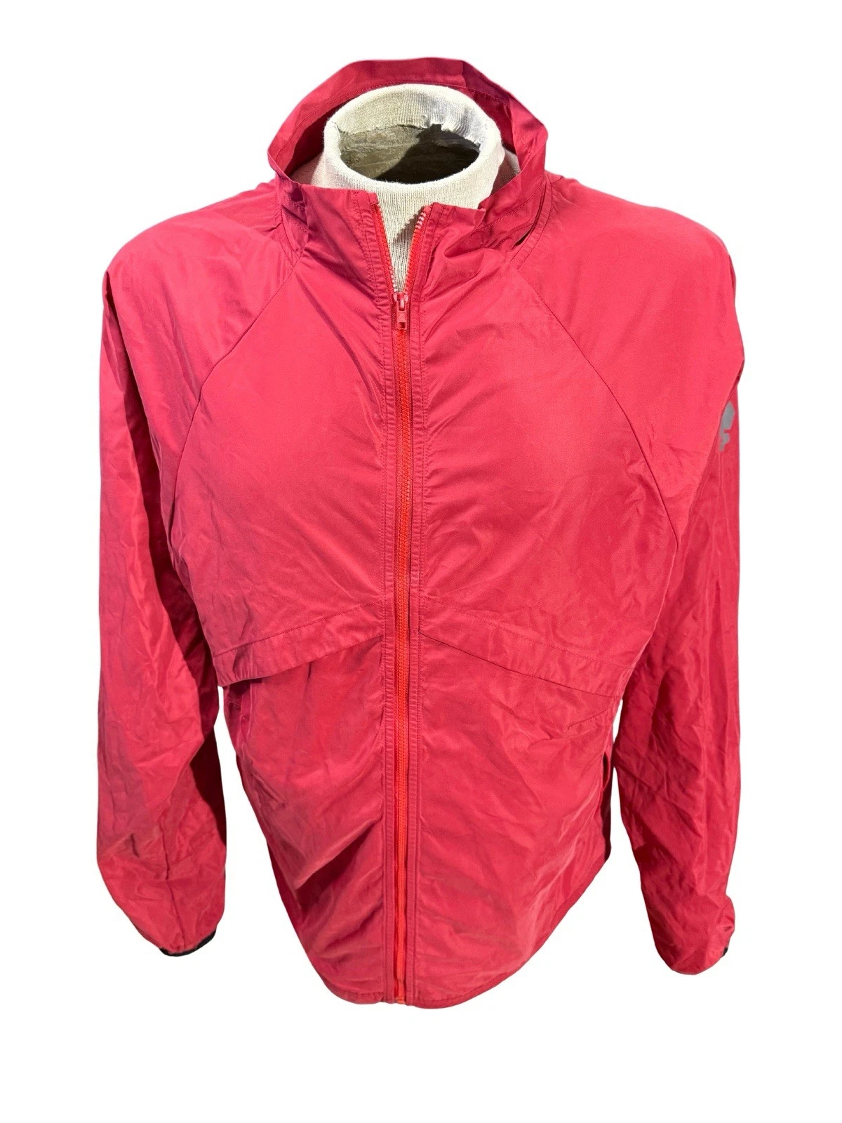 Beardedgoat Packable Windbreaker Jacket Red Lightweight Hooded Men’s Large
Opens in a new window or