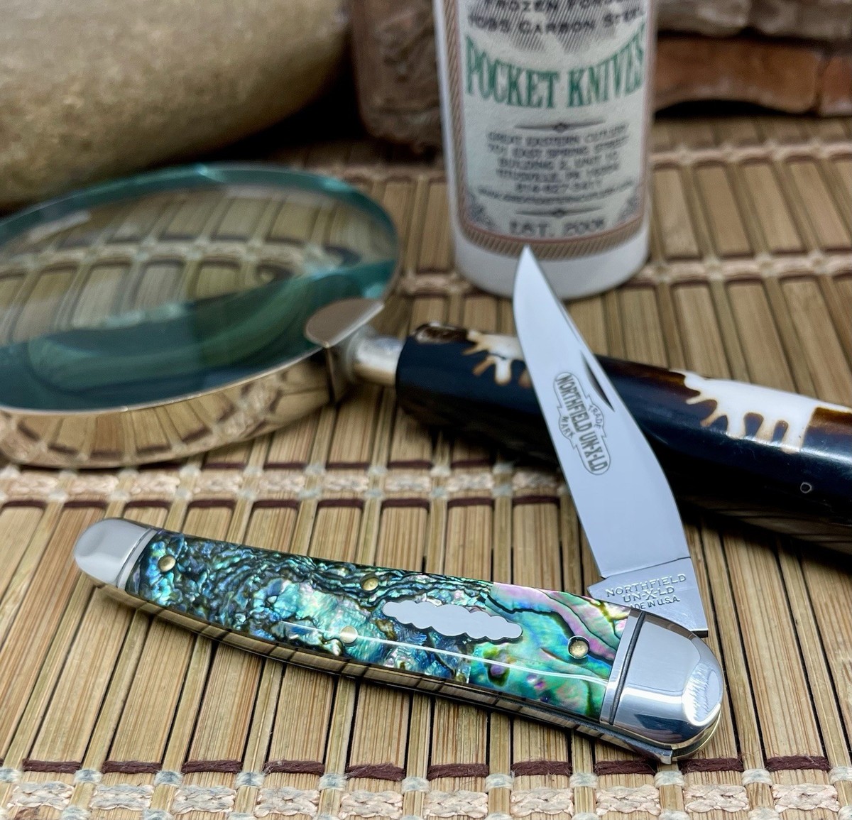 GEC Great Eastern Cutlery Northfield Abalone 38 Special Jack Knife
