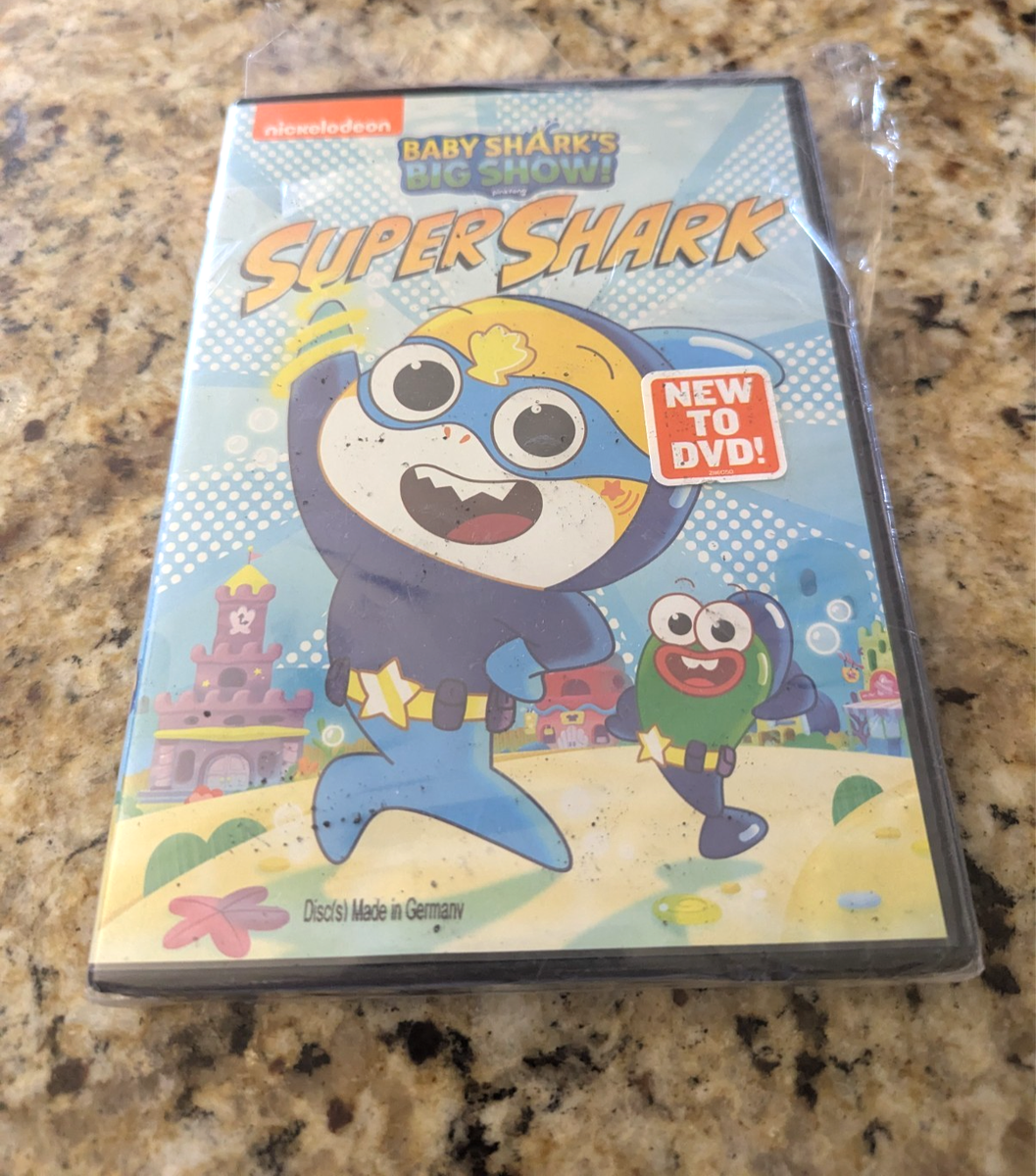 Baby Shark's Big Show! Super Shark (DVD, 2021) New Shrink torn