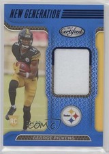 2022 Certified New Generation Jerseys Mirror Blue /99 George Pickens #NGJ-GP sc2