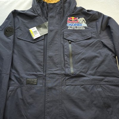 NWT Oakley Red Bull Crashed Ice Jacket M Navy Performance Motorsport Gear RARE