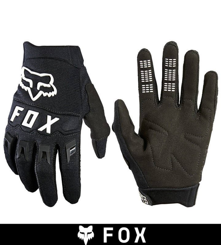 Fox Dirtpaw Race MTB Downhill Motocross Long Gloves Black White M