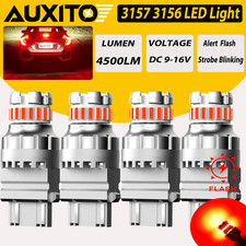Auxito Red 3156315741574057 Led Light Bulbs Brake Turn Signal Tail Park Lamps