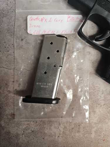 Beretta APX 1 Carry 9mm 6 Rd Magazine ๐ฎ๐น Factory OEM 9 clip Flush Fit Base x 1 - Picture 18 of 18