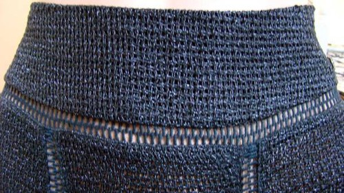 CHANEL New with Tags Black/Silver Mesh Skirt 40 Retail $3655! - Picture 6 of 12