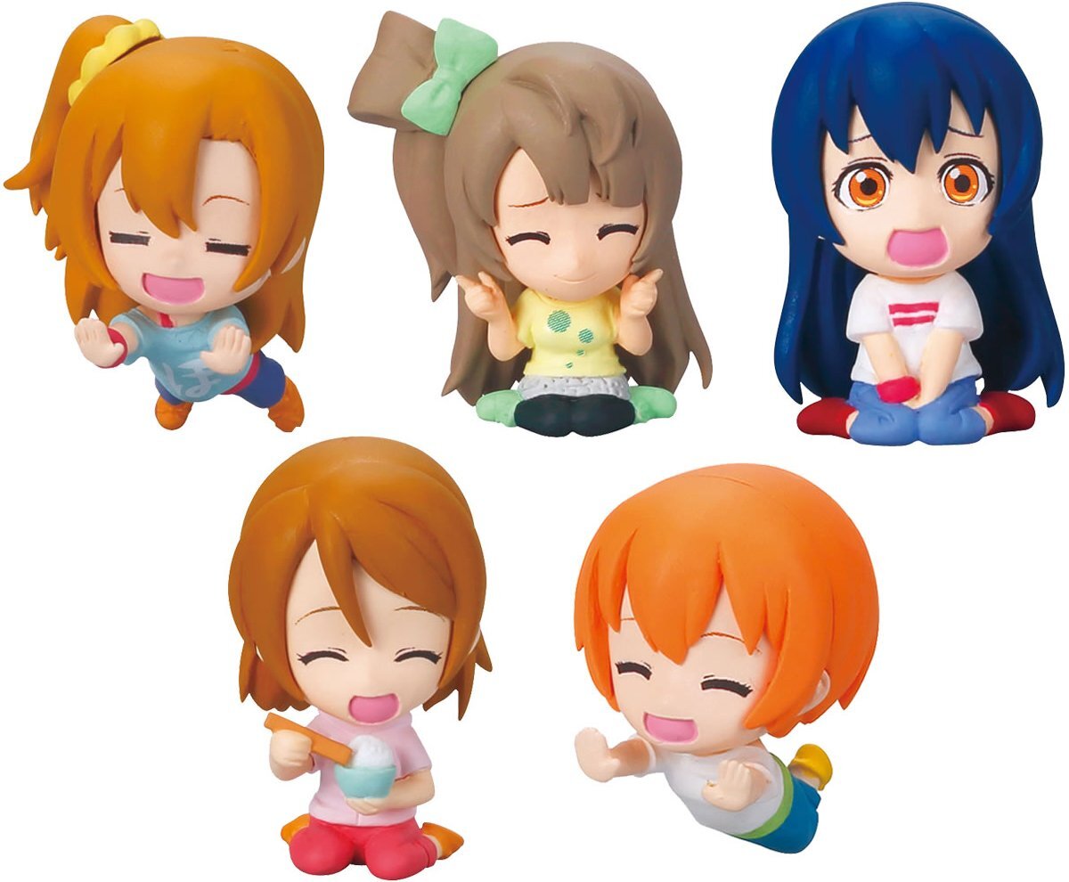 Bandai Love Live! Anime mini Figures All 5set Gashapon mascot toys Complete set