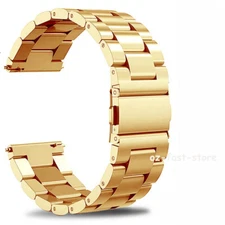 US 18/20/22mm Replacement Metal Watch Band Stainless Steel Strap Wristband Bands