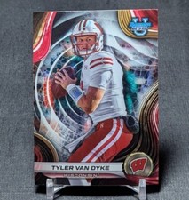Tyler Van Dyke Rookie 2024 Bowman's Best University Card #34 Wisconsin Badgers