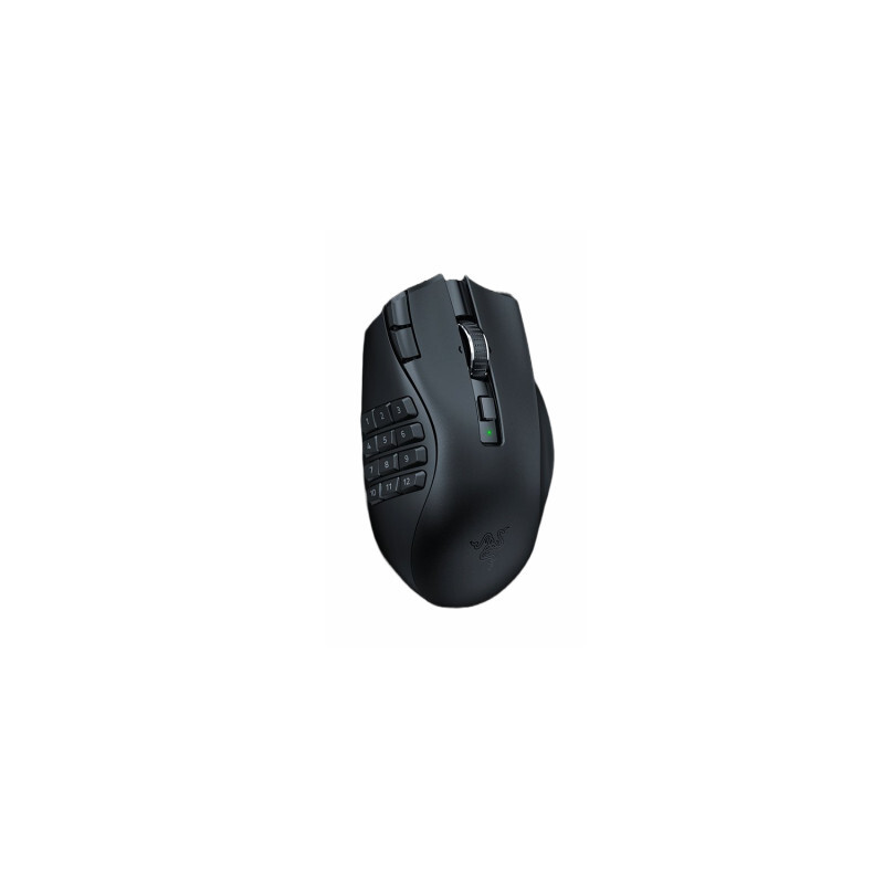 Razer Mouse da gioco Naga V2 HyperSpeed, 2,4 GHz, Bluetooth, wireless, nero