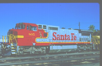 ATSF 805 C40-8W, Phoenix, AZ, 06/94; Kodachrome Original | eBay
