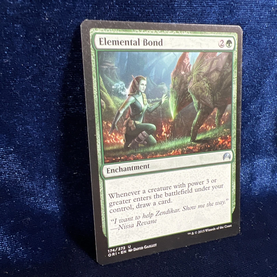 Elemental Bond Magic Origins 174/272 MTG Magic the Gathering Card - Image 2 of 4