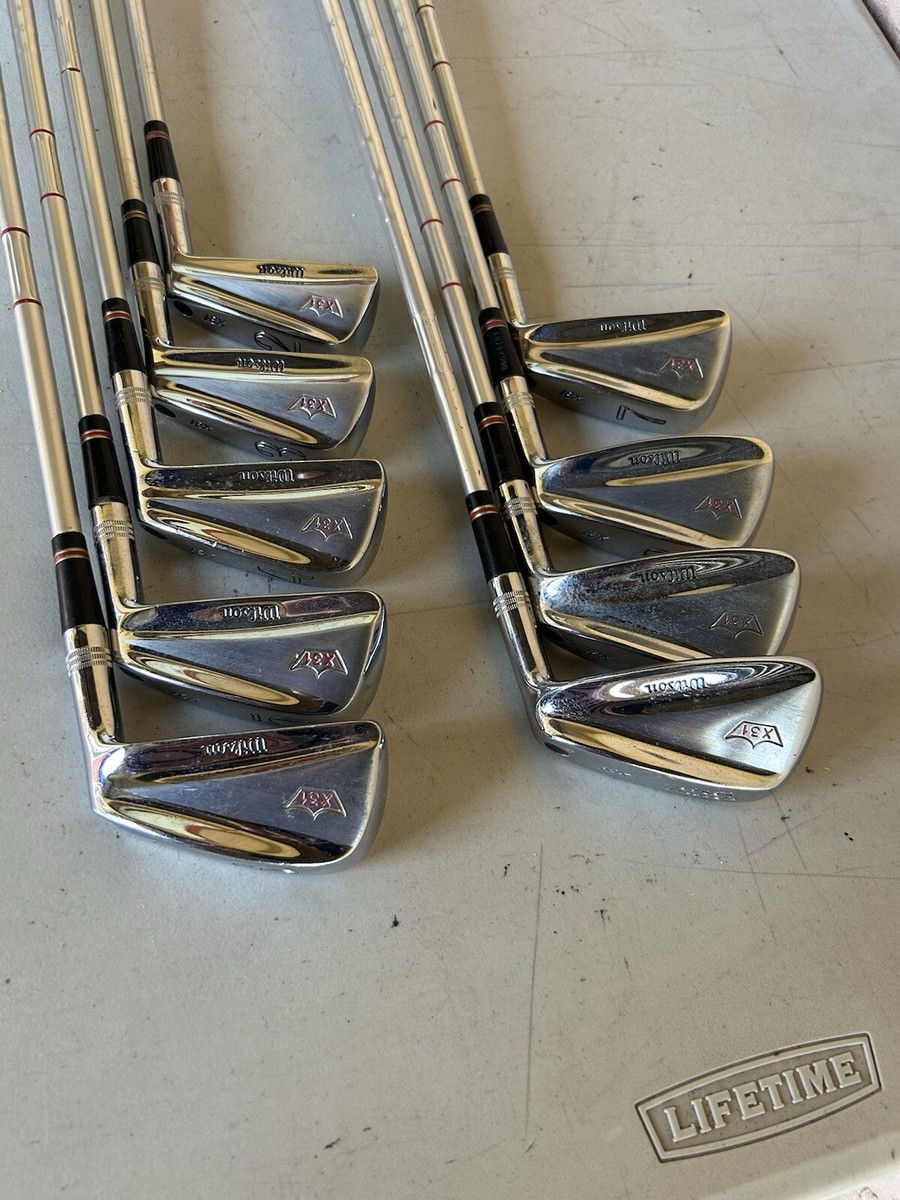 Vintage Wilson X31 Golf Club Full Set 2-Sand Wedge Irons +