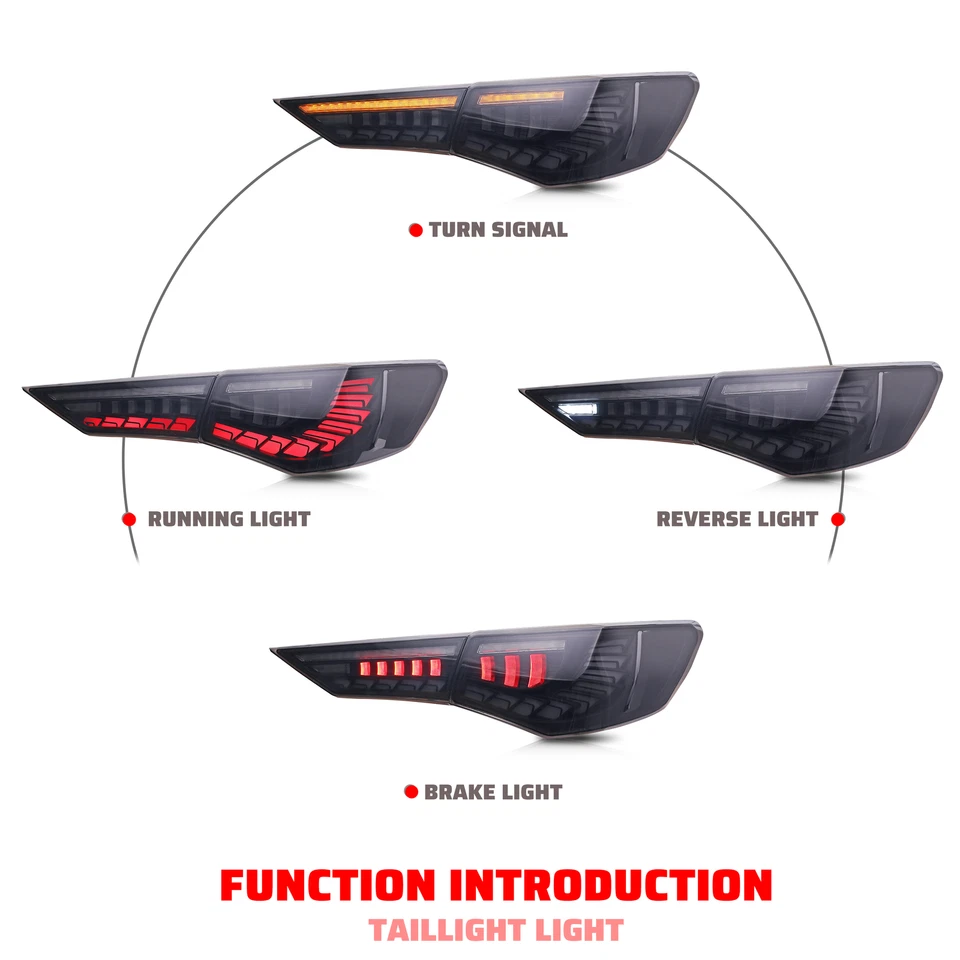 LED 烟尾灯适用于日产 Sentra 2020 2021 2022 动画后灯  — 第 3/4 张图片